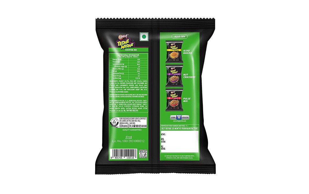 Bingo Tedhe Medhe Cocktail Mix-    Pack  180 grams